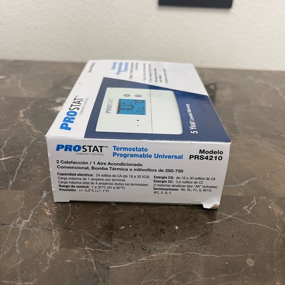 New! Unused! ProStat Universal Programmable Thermostat PRS4210 - Picture 4 of 7